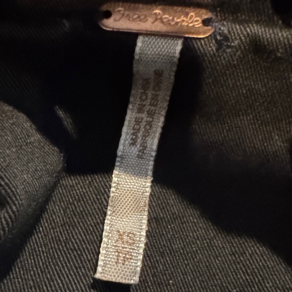 Free People Black Ruffled Blazer - Picture 7 of 8